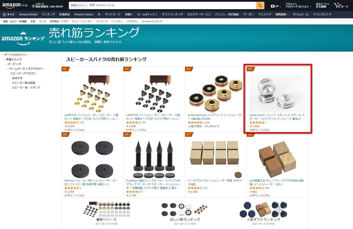 音響避震腳墊全攻略：從Amazon日本排行榜看不鏽鋼喇叭腳墊的關鍵優勢